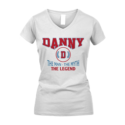 The Man The Myth The Legend Jet Style Shirt DANNY M1-9