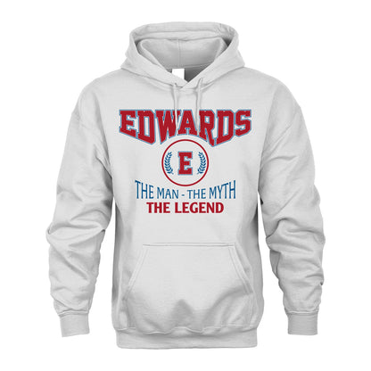 The Man The Myth The Legend Jet Style Shirt EDWARDS M1-9