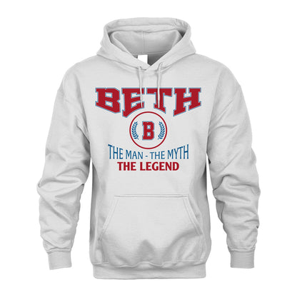The Man The Myth The Legend Jet Style Shirt BETH M1-9