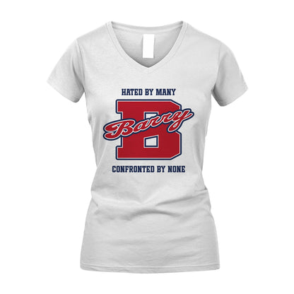Hated By Many Confronted By None Personalized Name Shirt BARRY M1-8