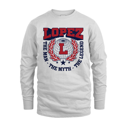 The Man The Myth The Legend Logo Shirt LOPEZ M1-30