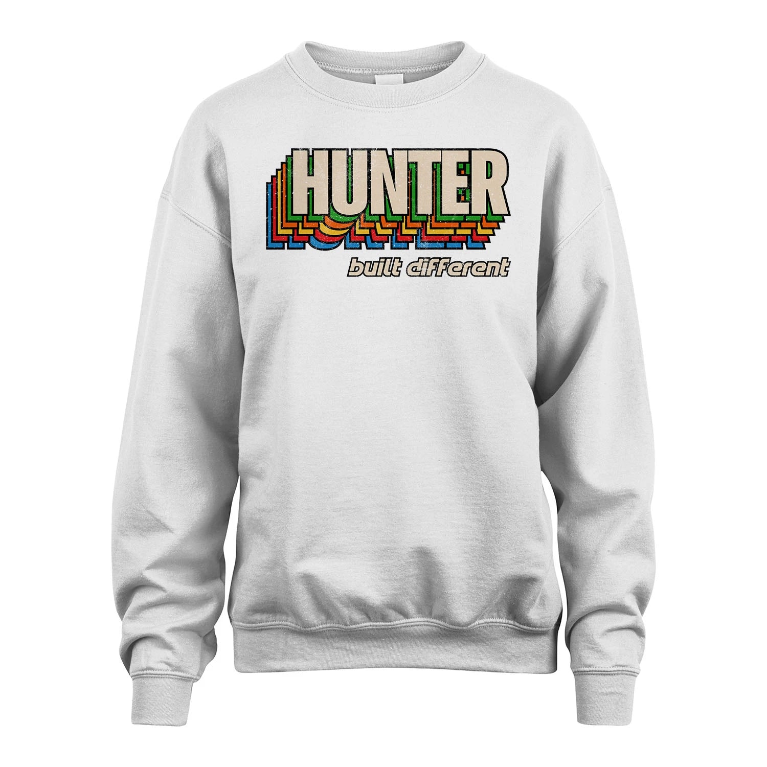 Your Name Built Different Retro Shirt HUNTER M1-26