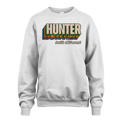 Your Name Built Different Retro Shirt HUNTER M1-26