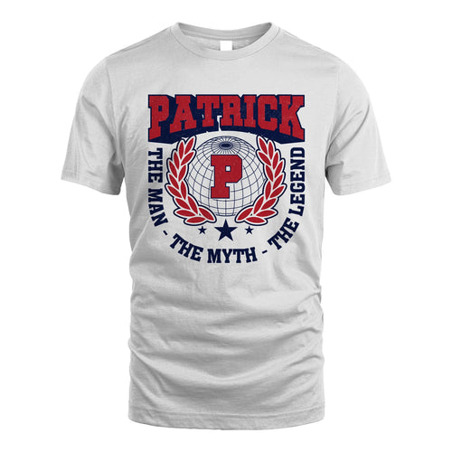 The Man The Myth The Legend Logo Shirt PATRICK M1-30
