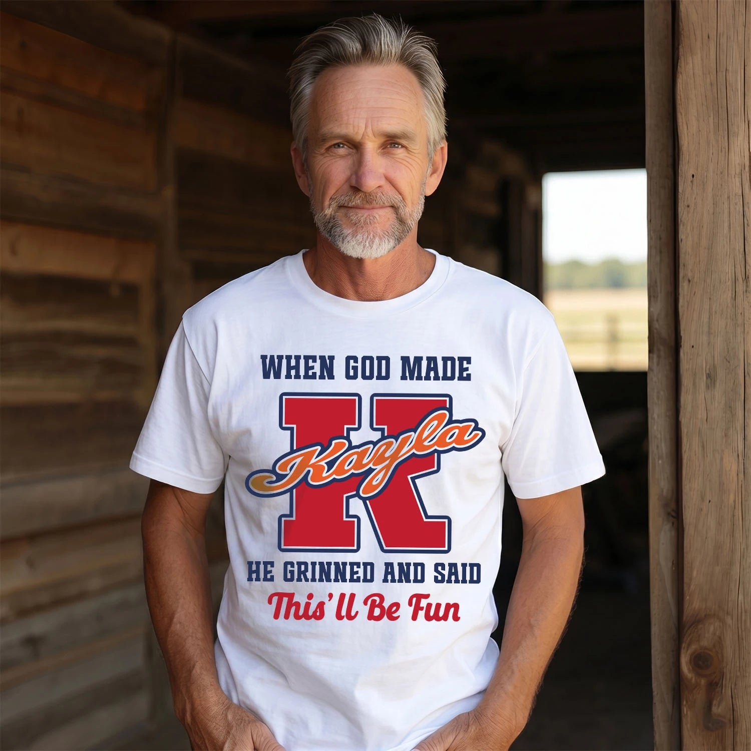 God Made Your Name Custom Shirt KAYLA M1-16