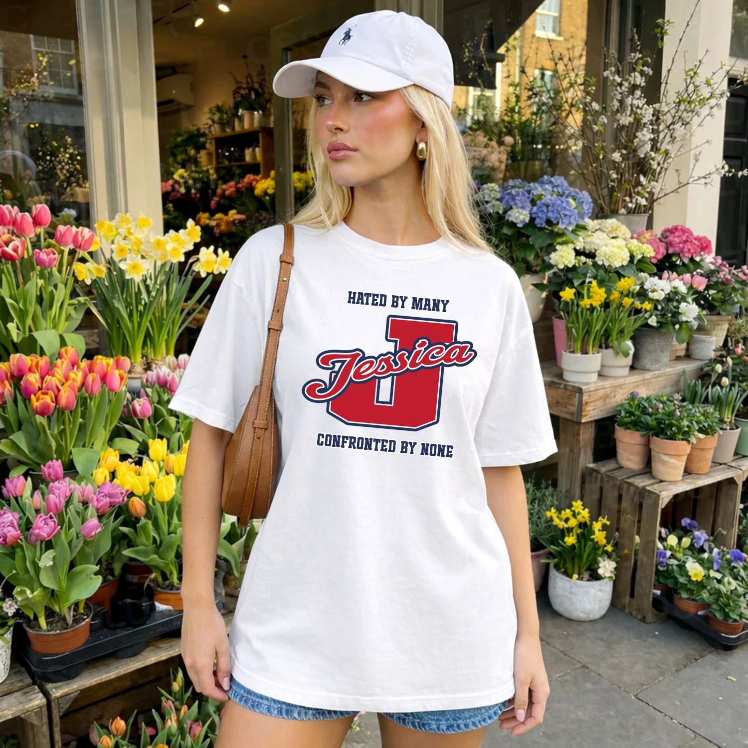 Hated By Many Confronted By None Personalized Name Shirt JESSICA M1-8