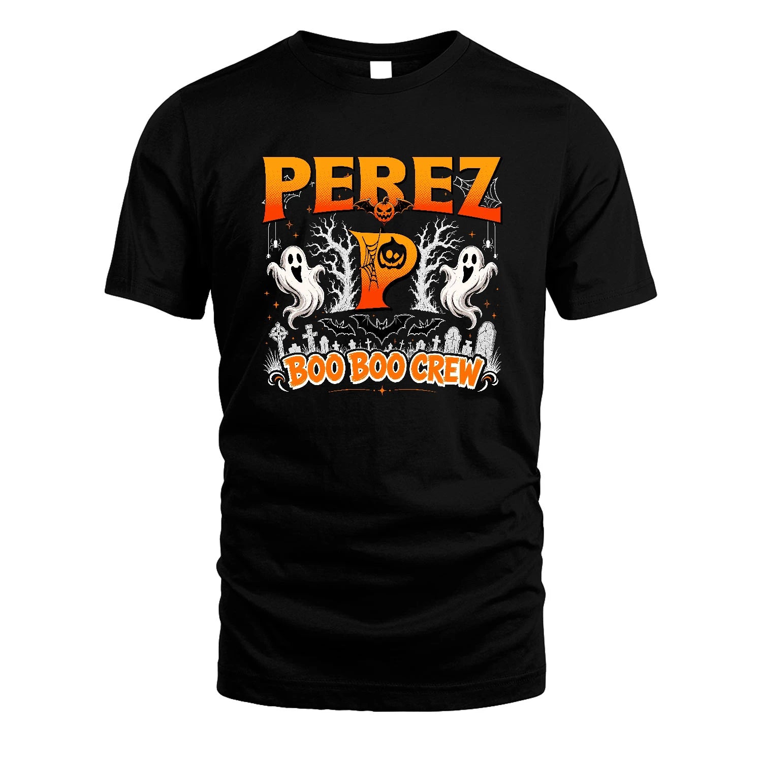 Boo Boo Crew Halloween Custom Name Shirt PEREZ M1-28