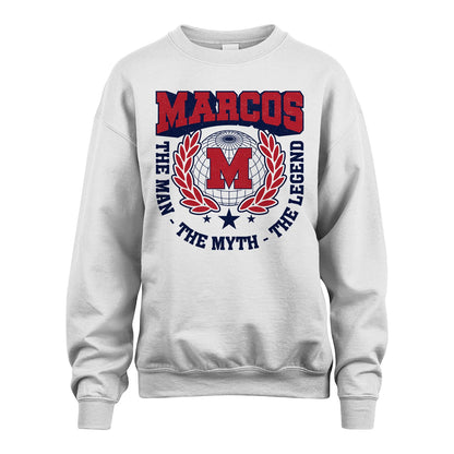 The Man The Myth The Legend Logo Shirt MARCOS M1-30