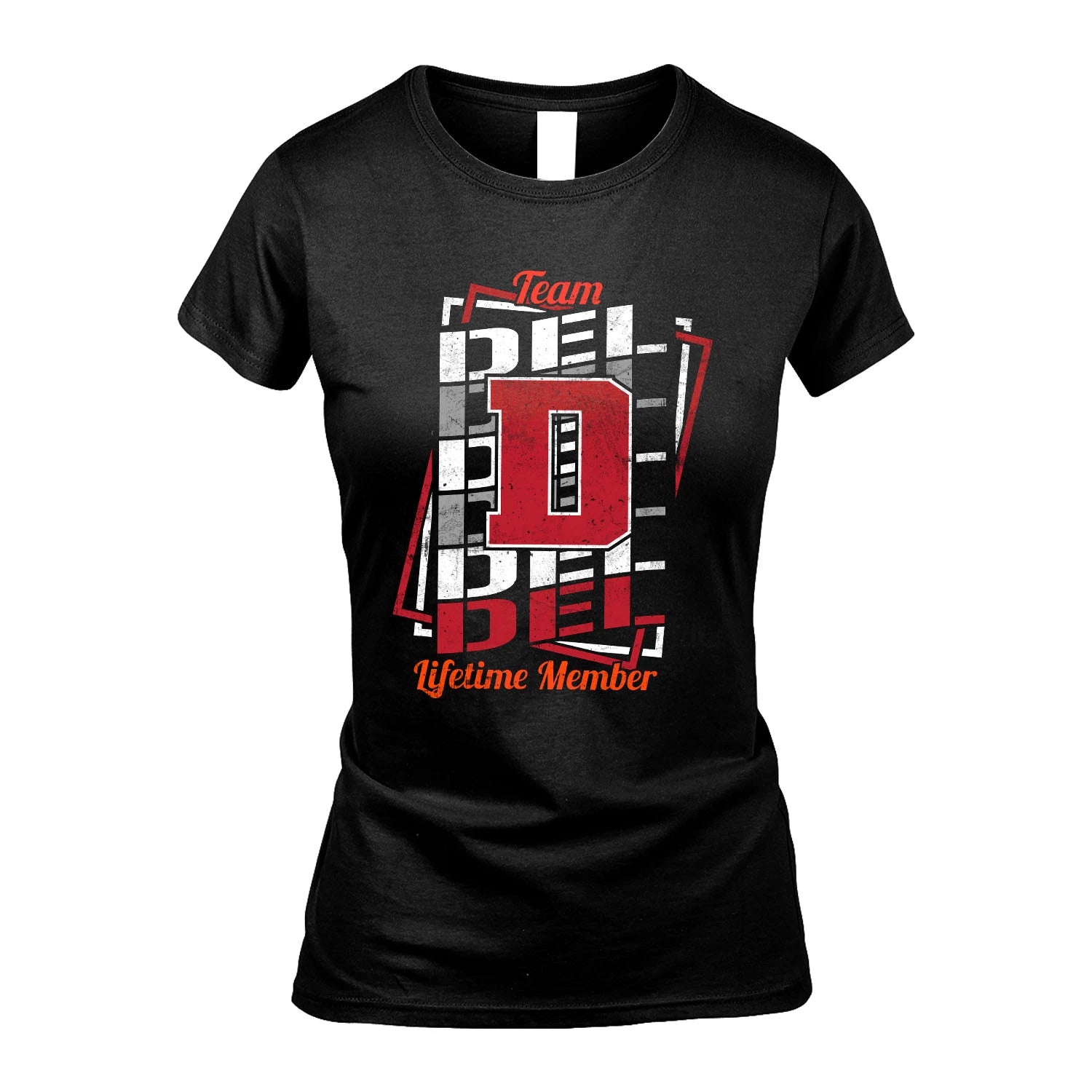 Team Your Name Lifetime Member Sporty Shirt DEL M1-25