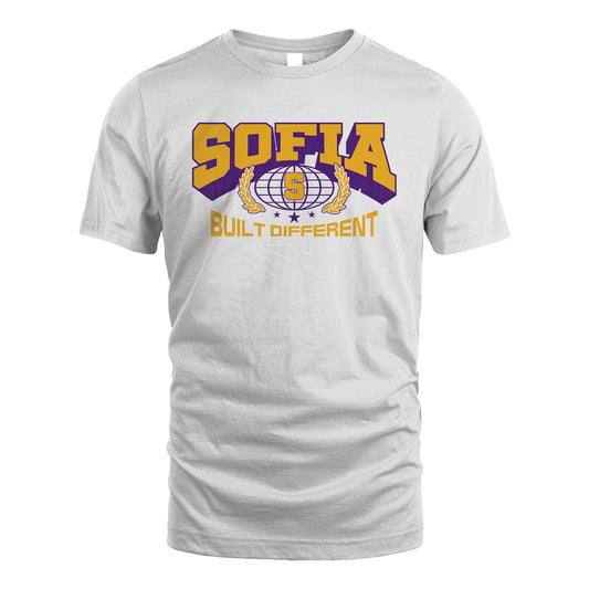 Your Name Built Different Sporty Shirt SOFIA M1-32