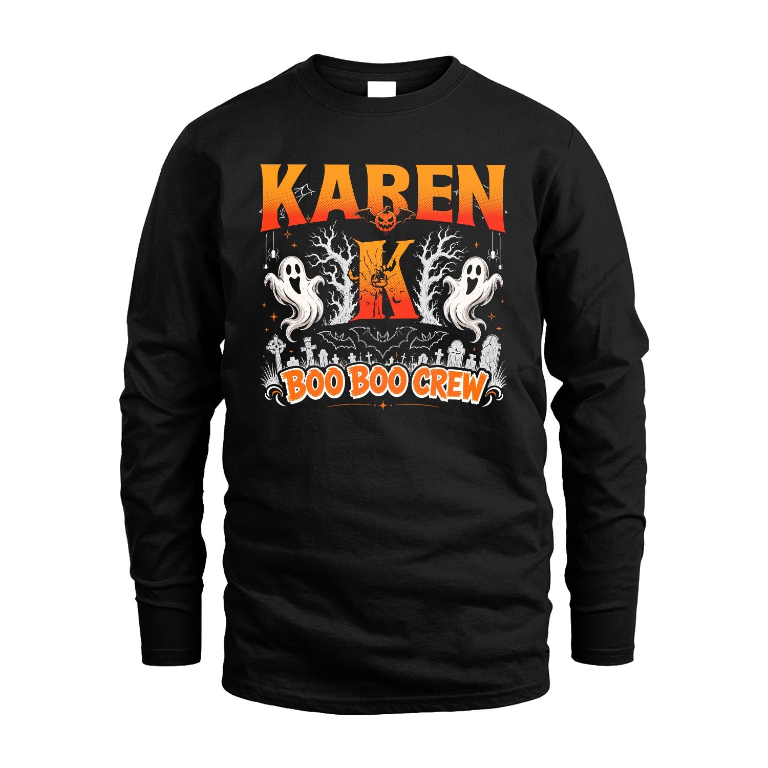 Boo Boo Crew Halloween Custom Name Shirt KAREN M1-28