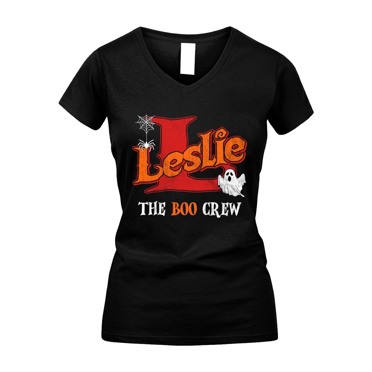 The Boo Crew Halloween Custom Name Shirt LESLIE M1-22
