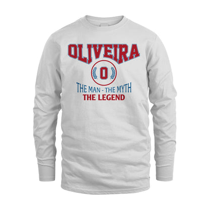 The Man The Myth The Legend Jet Style Shirt OLIVEIRA M1-9