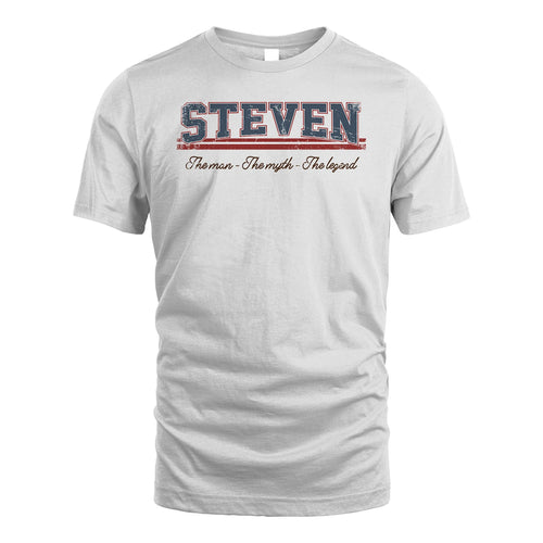 The Man The Myth The Legend Vintage Shirt STEVEN M1-6
