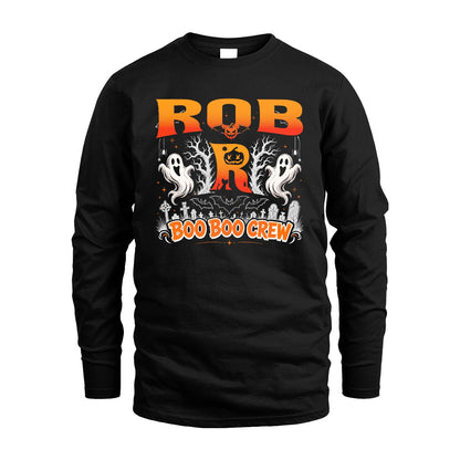 Boo Boo Crew Halloween Custom Name Shirt ROB M1-28