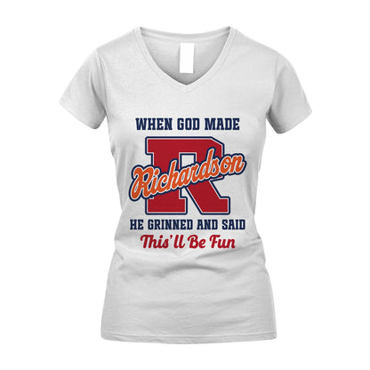 God Made Your Name Custom Shirt RICHARDSON M1-16