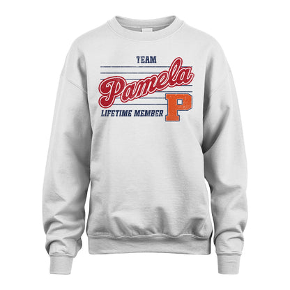 Team Your Name Lifetime Member Vintage Shirt PAMELA M1-24