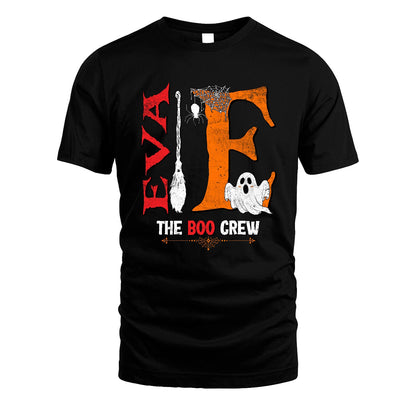 The Boo Crew Halloween With Your Name Shirt EVA M1-23