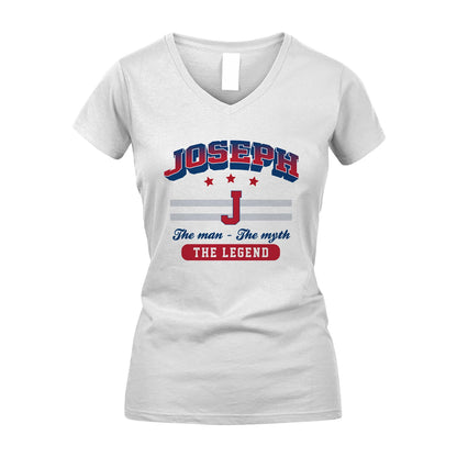 The Man The Myth The Legend With Your Name Shirt JOSEPH M1-35