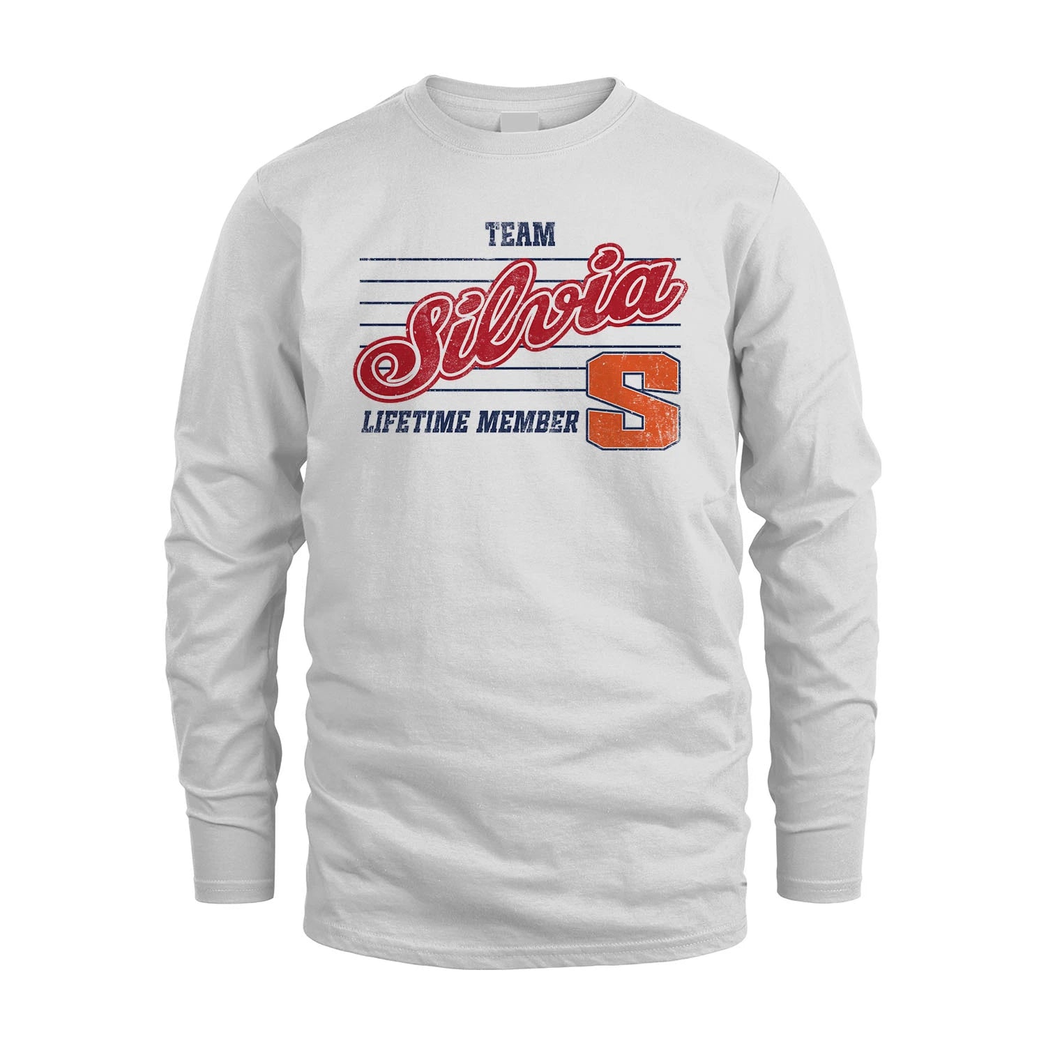 Team Your Name Lifetime Member Vintage Shirt SILVIA M1-24