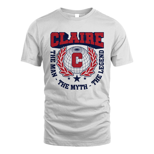The Man The Myth The Legend Logo Shirt CLAIRE M1-30