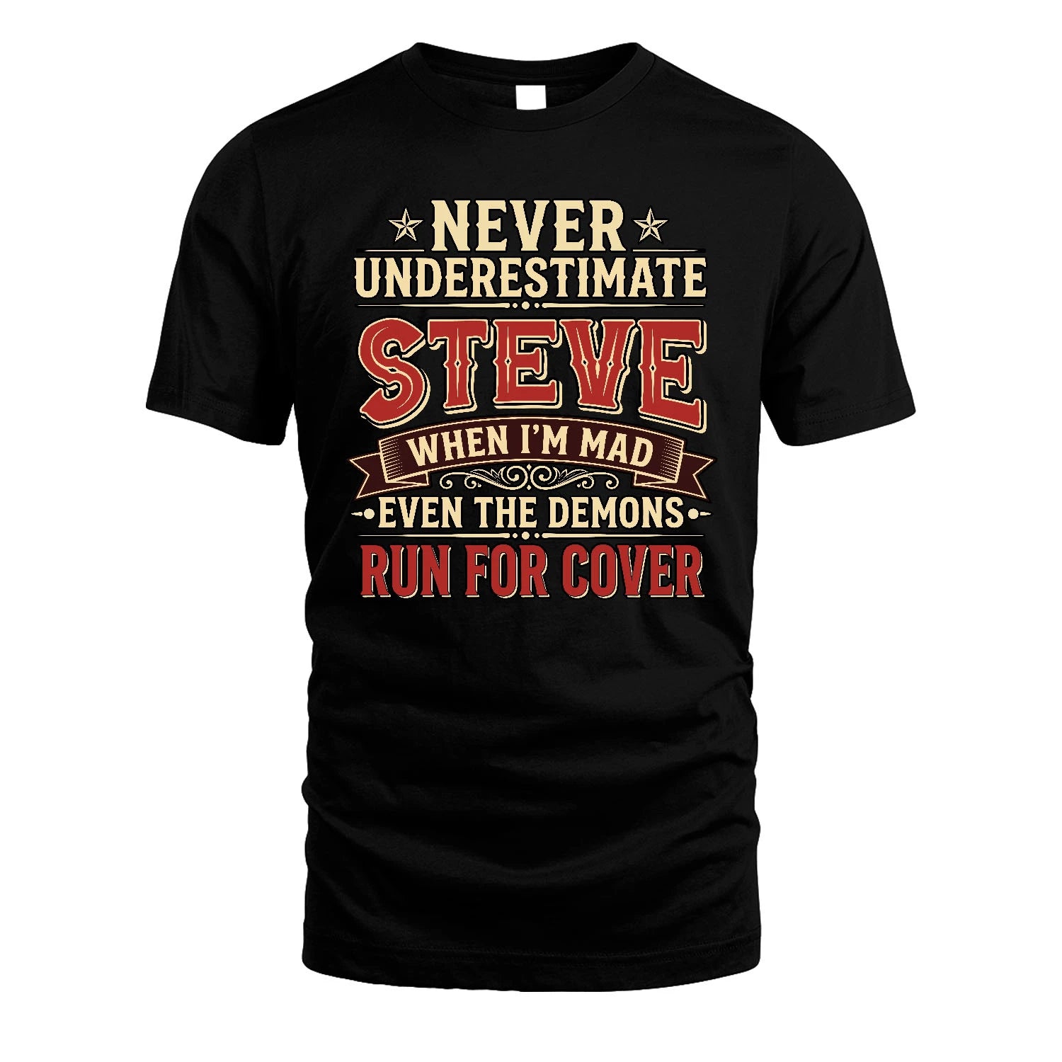 Never Underestimate When I'm Mad Shirt STEVE M1-4