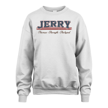 The Man The Myth The Legend Vintage Shirt JERRY M1-6