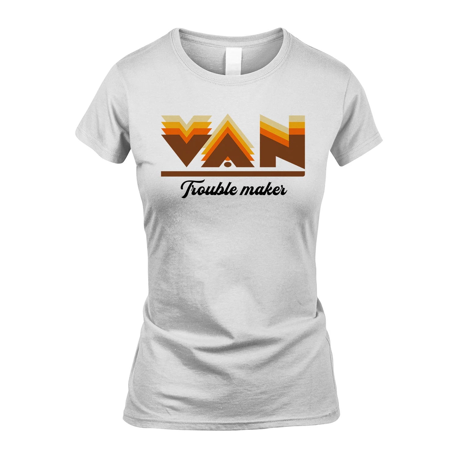 Your Name Trouble Maker Funny Shirt VAN M1-34