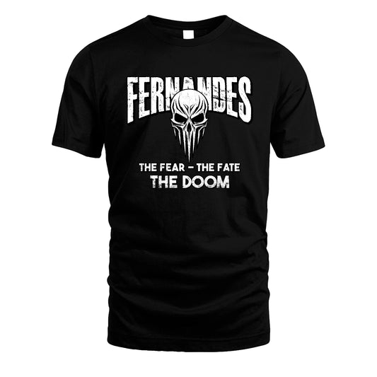 The Fear The Fate The Doom Skull Shirt FERNANDES M1-39