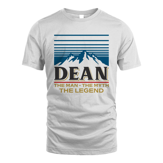 The Man The Myth The Legend Vintage Mountain Shirt DEAN M1-19