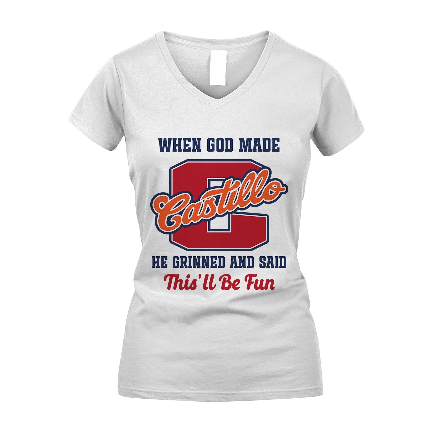 God Made Your Name Custom Shirt CASTILLO M1-16