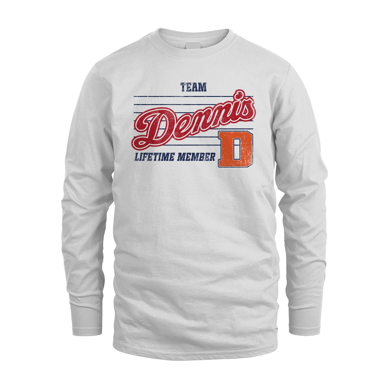 Team Your Name Lifetime Member Vintage Shirt DENNIS M1-24