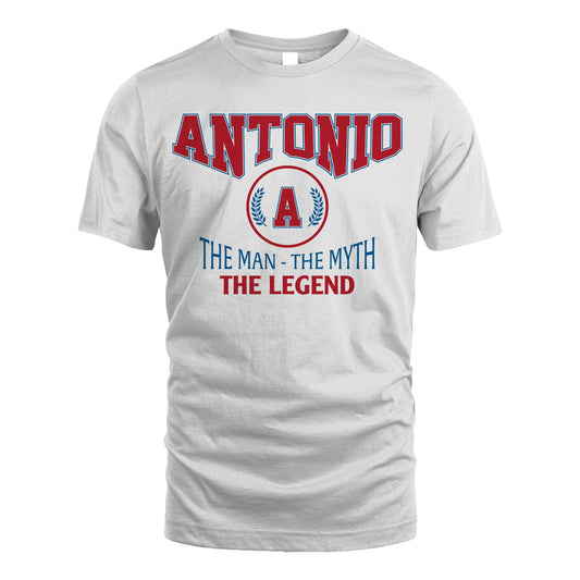 The Man The Myth The Legend Jet Style Shirt ANTONIO M1-9