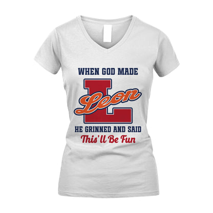 God Made Your Name Custom Shirt LEON M1-16