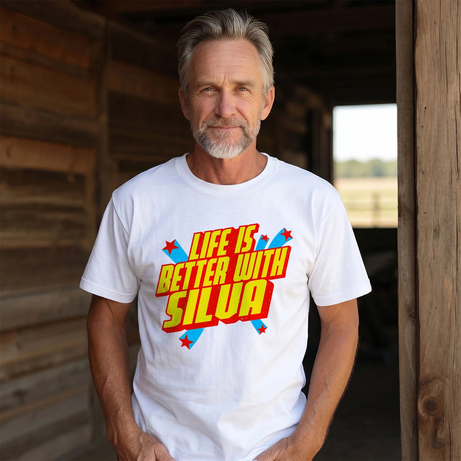 Life Is Better With Your Name Retro Shirt SILVA M1-18