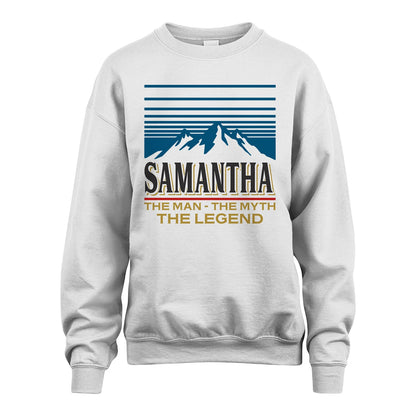 The Man The Myth The Legend Vintage Mountain Shirt SAMANTHA M1-19