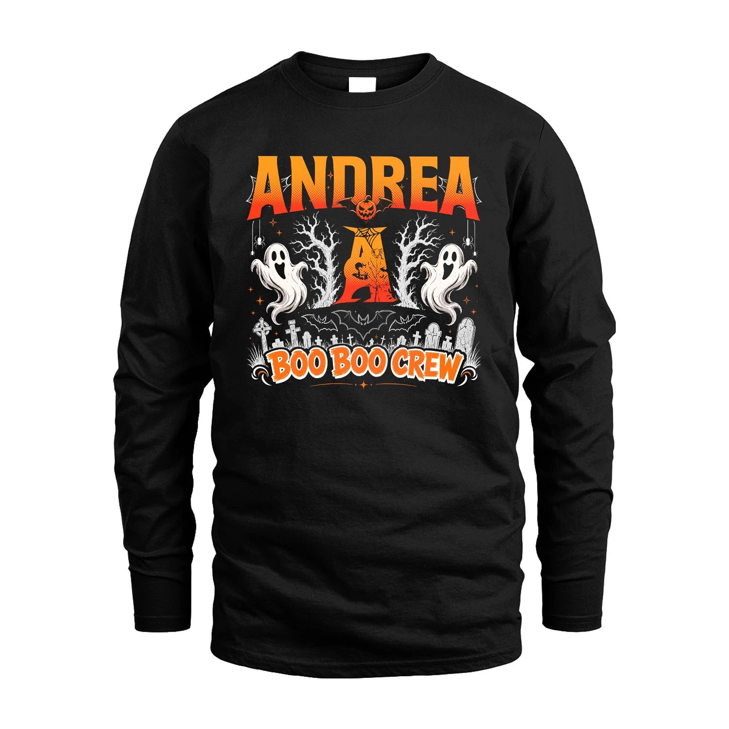 Boo Boo Crew Halloween Custom Name Shirt ANDREA M1-28
