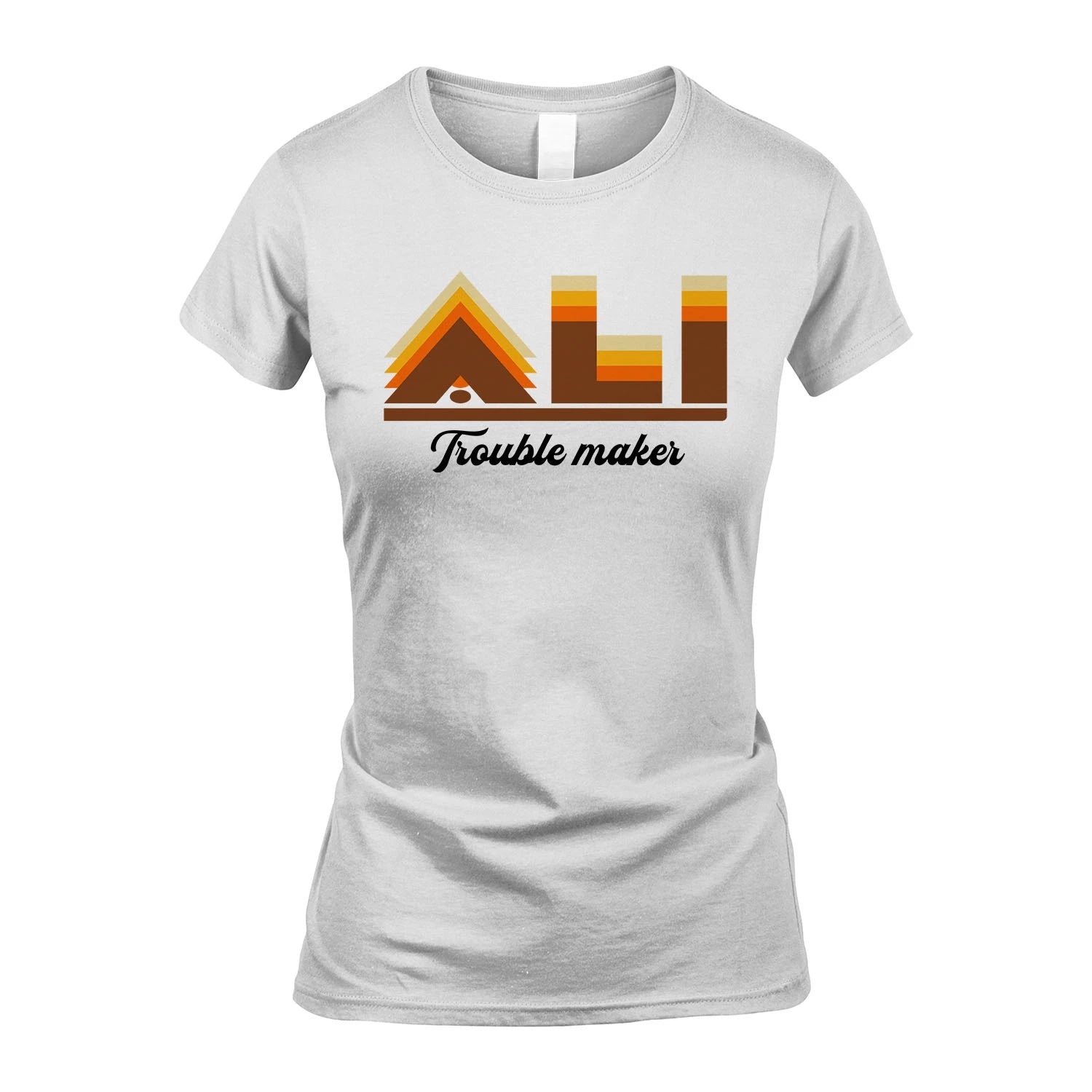 Your Name Trouble Maker Funny Shirt ALI M1-34