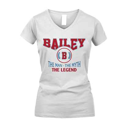 The Man The Myth The Legend Jet Style Shirt BAILEY M1-9