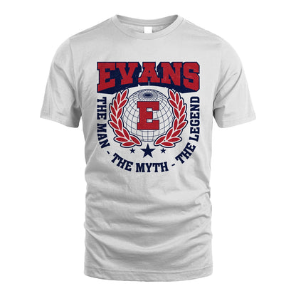 The Man The Myth The Legend Logo Shirt EVANS M1-30