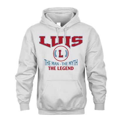 The Man The Myth The Legend Jet Style Shirt LUIS M1-9
