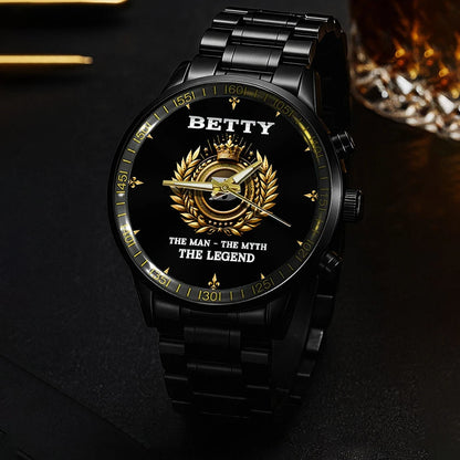 The Man The Myth The Legend Olive Crown Watch BETTY M1-W5