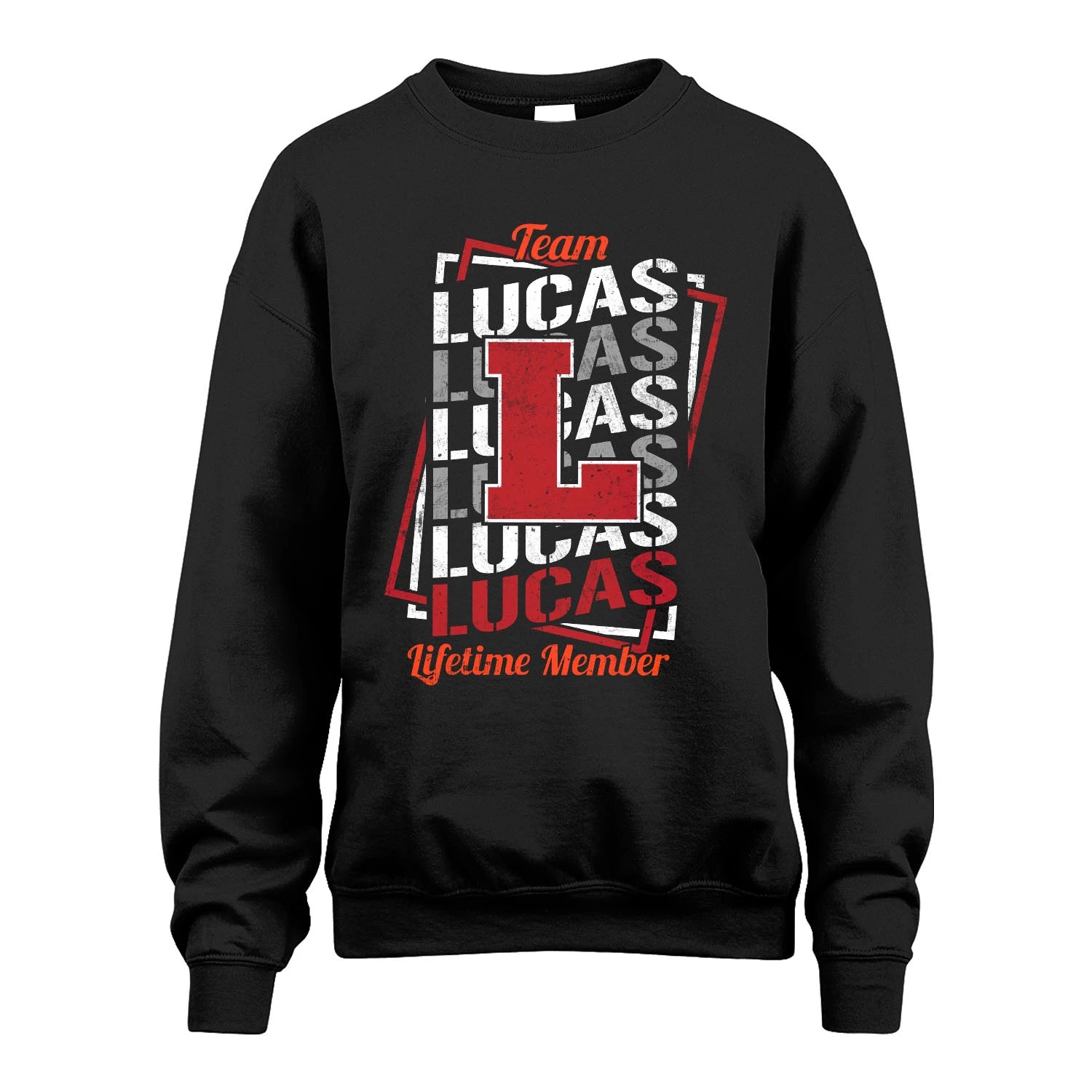 Team Your Name Lifetime Member Sporty Shirt LUCAS M1-25