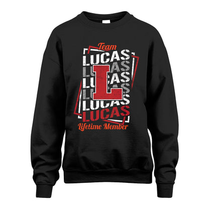Team Your Name Lifetime Member Sporty Shirt LUCAS M1-25