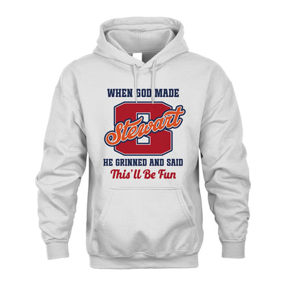 God Made Your Name Custom Shirt STEWART M1-16