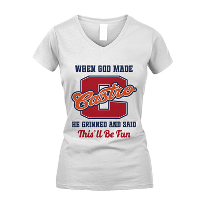 God Made Your Name Custom Shirt CASTRO M1-16