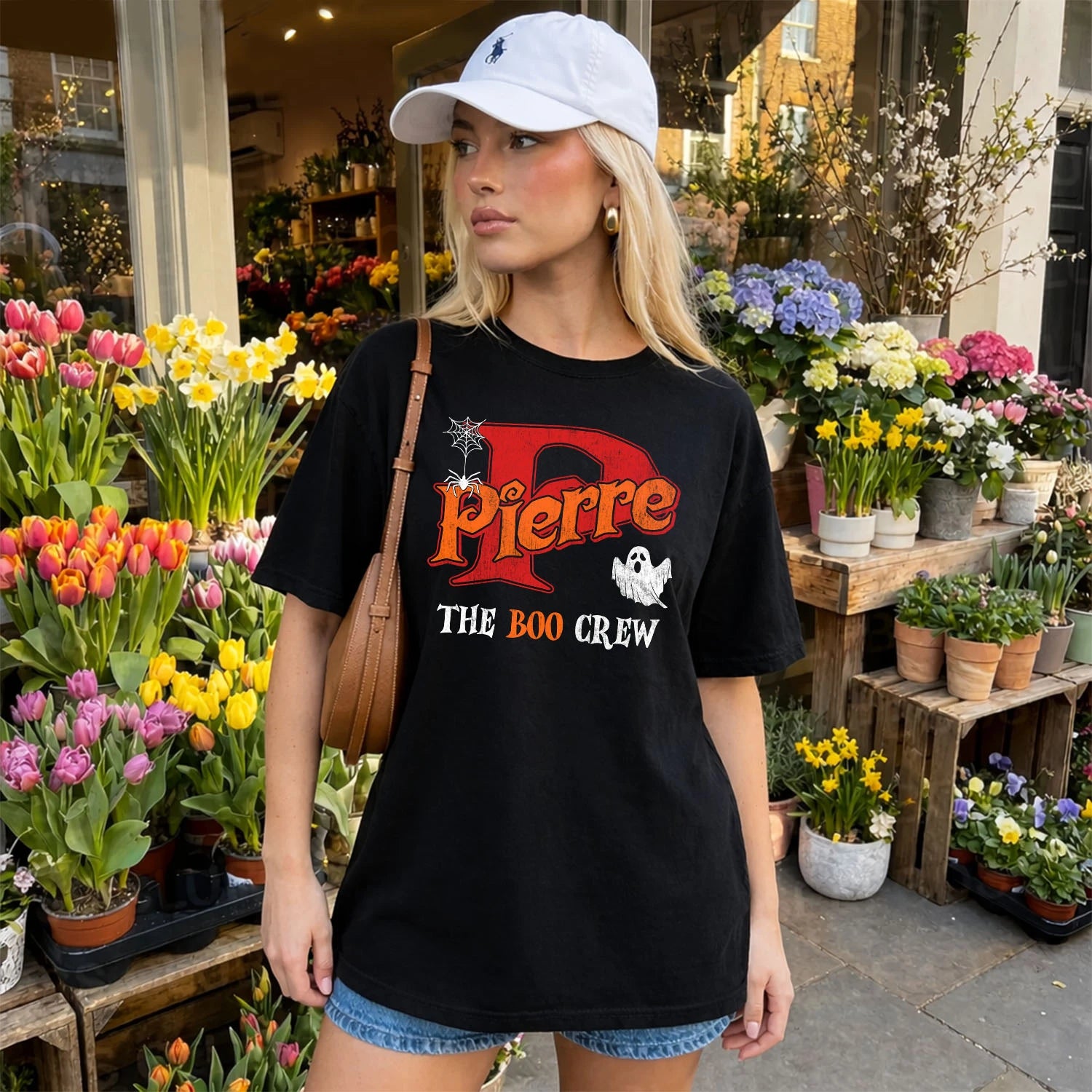 The Boo Crew Halloween Custom Name Shirt PIERRE M1-22