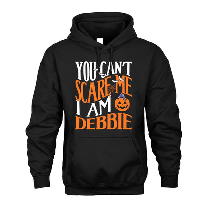 You Can't Scare Me I Am Funny Halloween Shirt DEBBIE M1-45