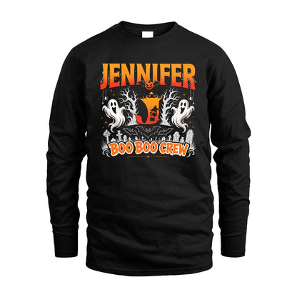 Boo Boo Crew Halloween Custom Name Shirt JENNIFER M1-28