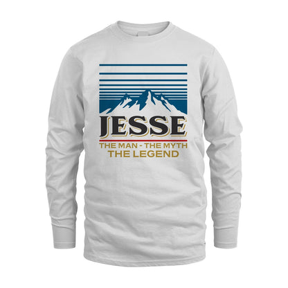 The Man The Myth The Legend Vintage Mountain Shirt JESSE M1-19